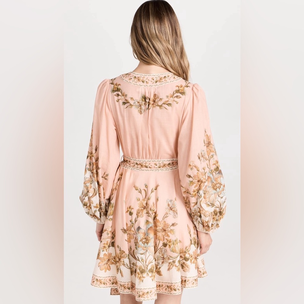 Zimmerman Chintz floral-print Wrap Dress size 1 NEW - Picture 4 of 10